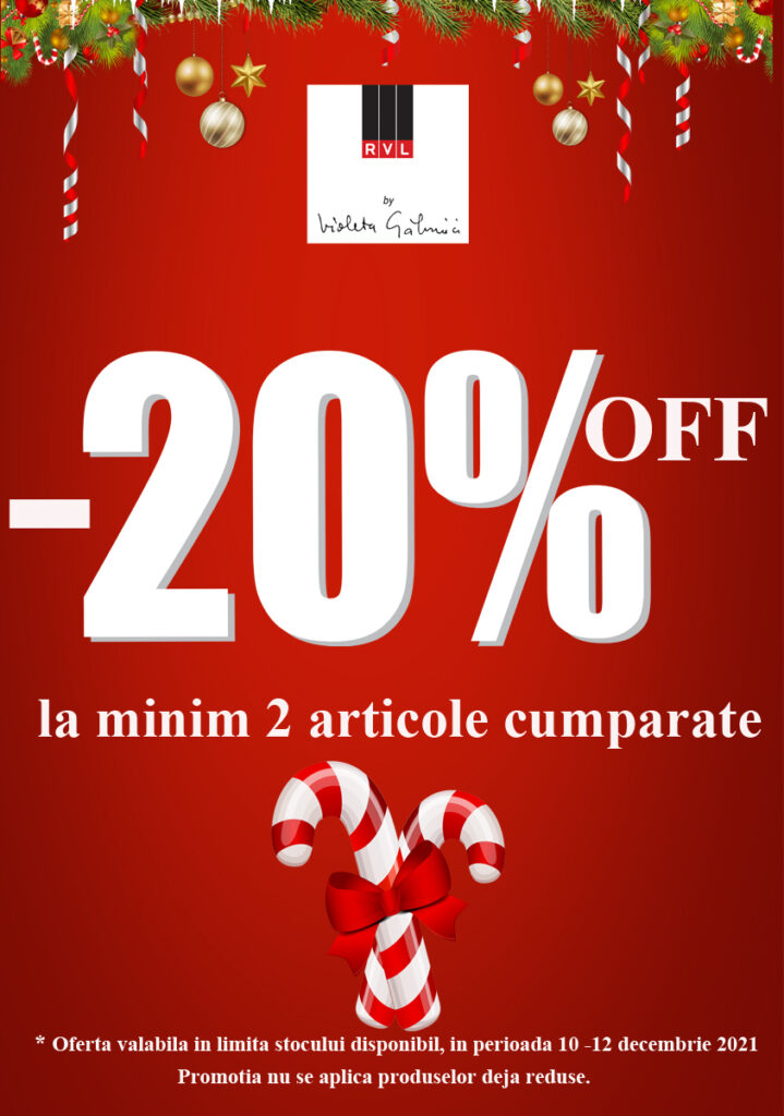 20% discount la minim două produse achiziționate