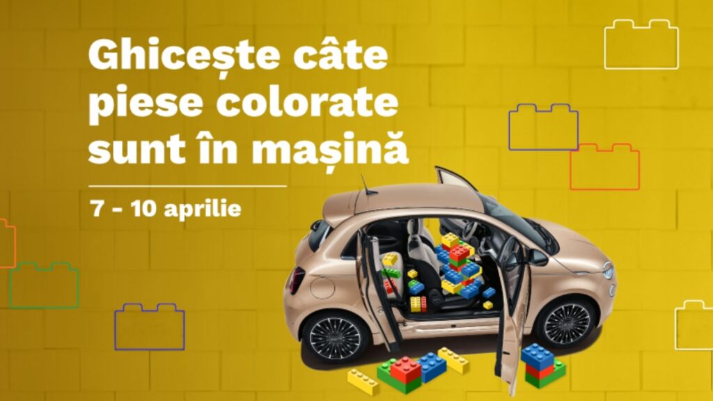 Ghicește câte piese colorate sunt în mașină
