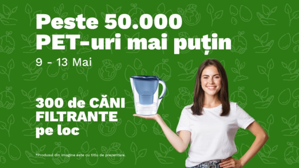 Peste 50000 de PET-uri mai puțin