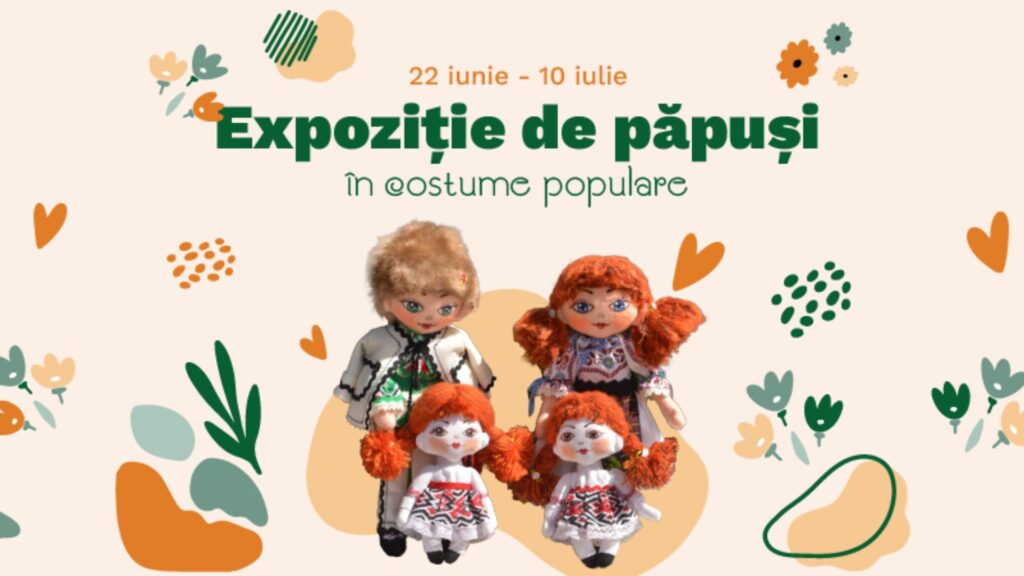 Expoziție de păpuși în costume populare