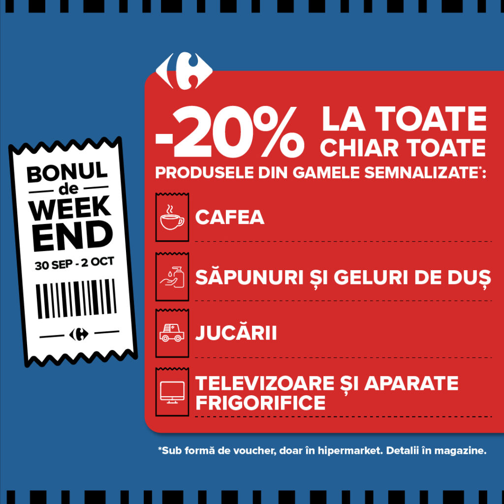 Bonul din weekend