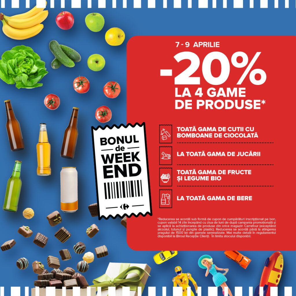 Bonul de Weekend la Carrefour