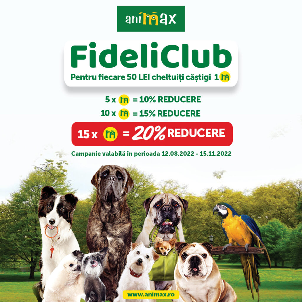 Reduceri fideliclub ANIMAX