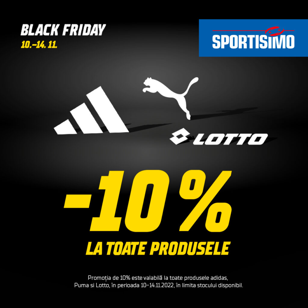 Black Friday la Sportisimo