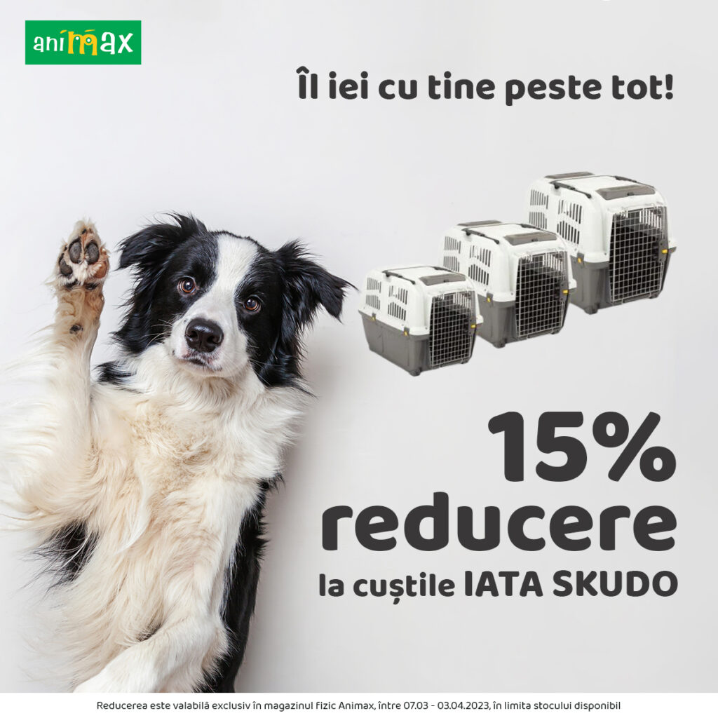 -15% la Animax la cuștile Iata Skudo