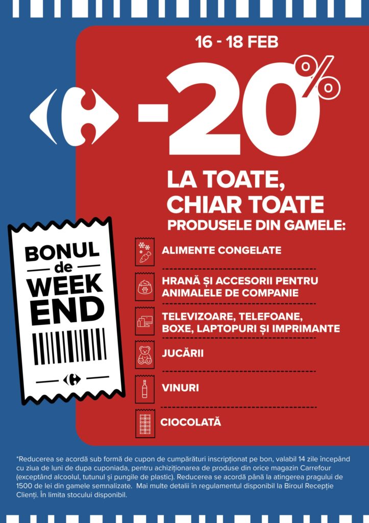 Bonul de Weekend la Carrefour