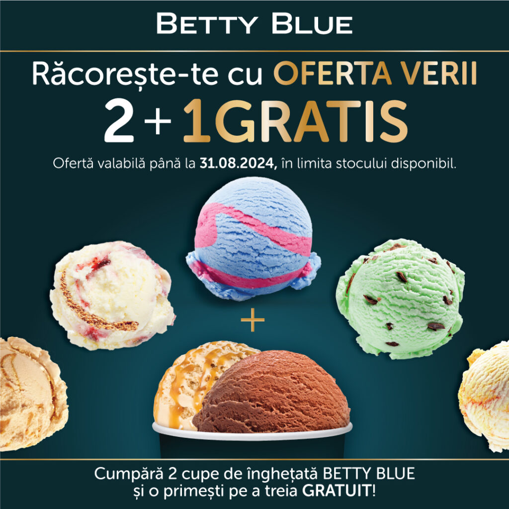 2+1 gratis la Betty Ice
