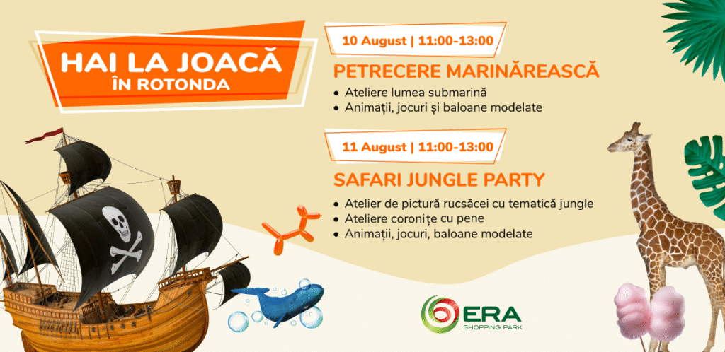 Hai la joacă în Rotondă – 10&11 august