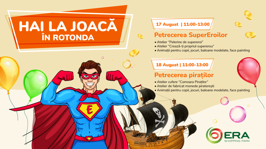 Hai la joacă, în Rotondă – 17 & 18 august