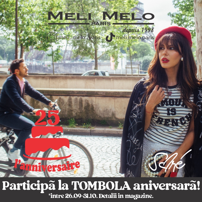 Participă la tombola aniversară Meli Melo!