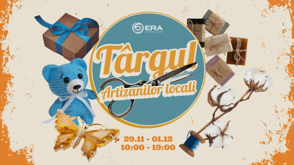 Vizitează Târgul Artizanilor Locali! – 29 noiembrie – 1 decembrie