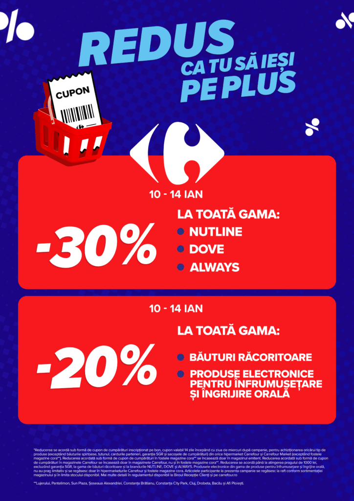 Reduceri la Carrefour!