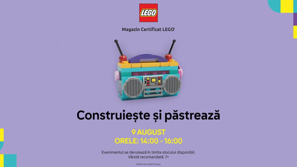 Construiește și păstrează, cu Lego! – 9 august