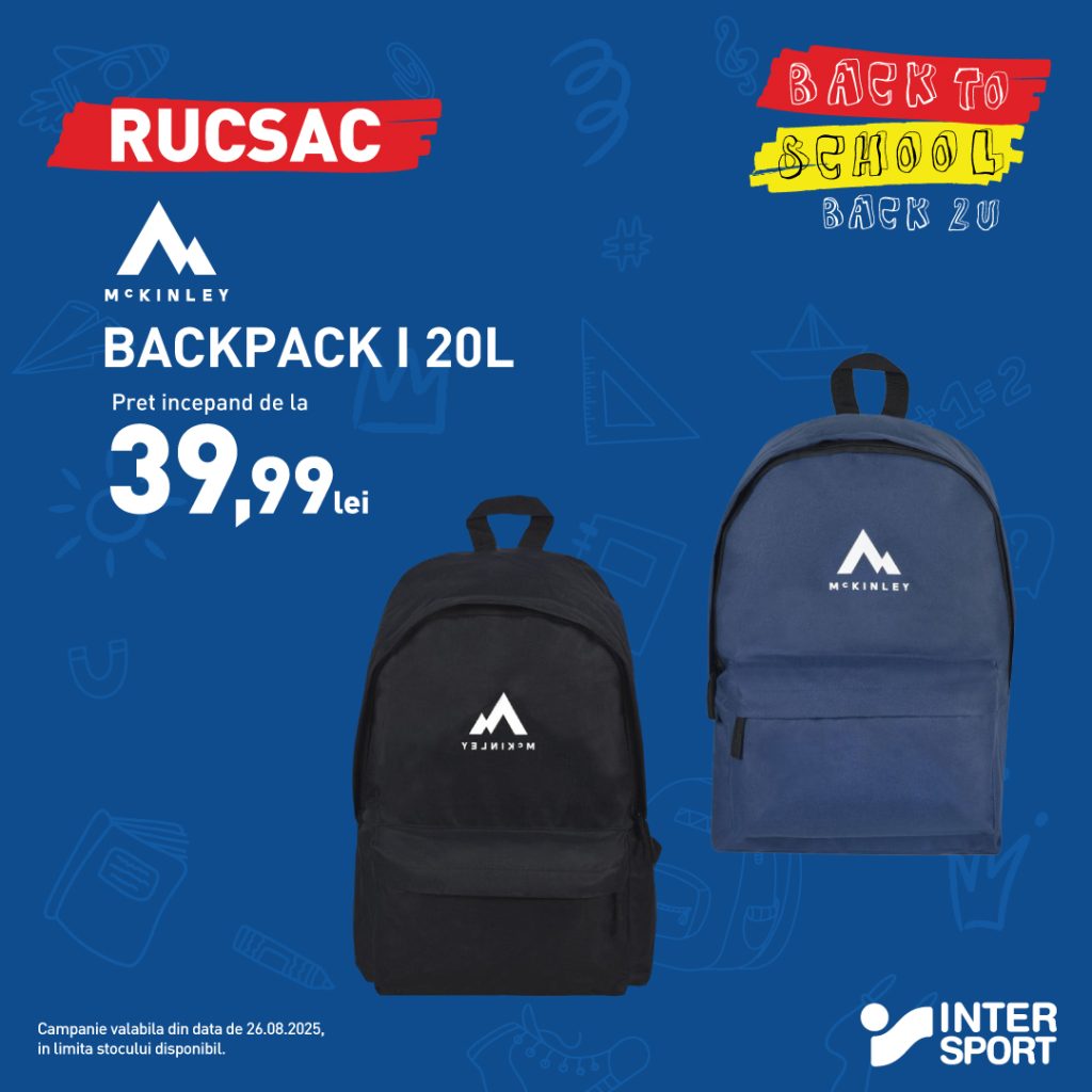 Promoție Back to School la INTERSPORT