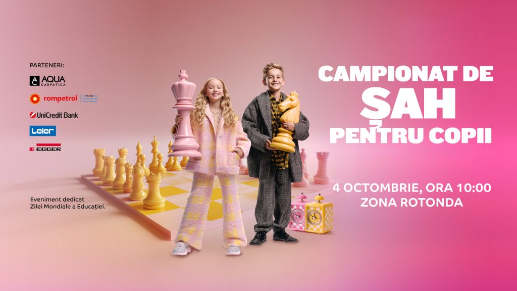 Campionat de Șah pentru Copii, la Mall Moldova! – 4 octombrie