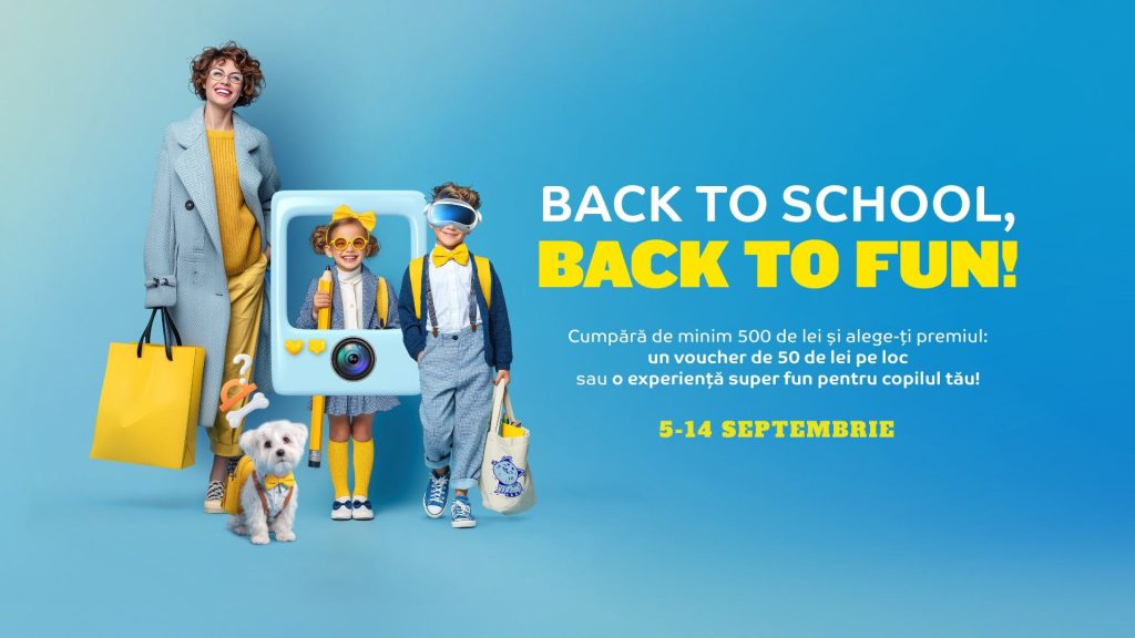 Back to School, Back to Fun la Mall Moldova! – 5 – 14 septembrie