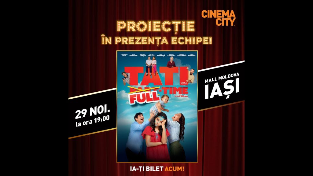 Meet & Greet cu actori din Tati Full Time! – 29 noiembrie