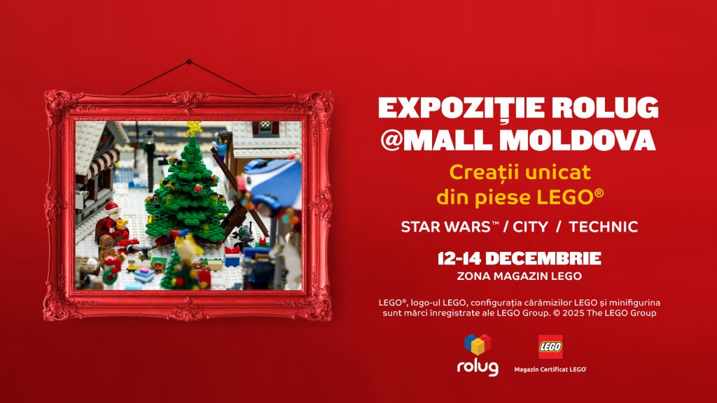 Mall Moldova găzduiește o nouă expoziție Lego! – 12 – 14 decembrie