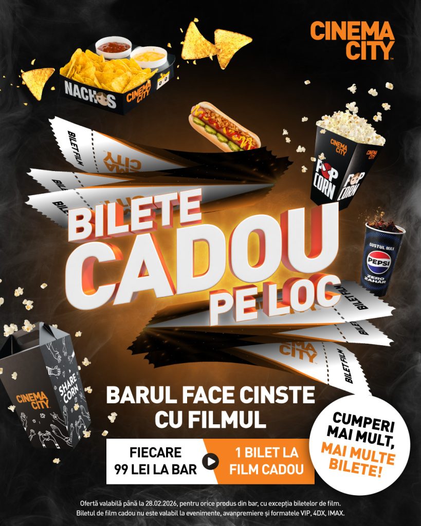 Bilete cadou la Cinema City!
