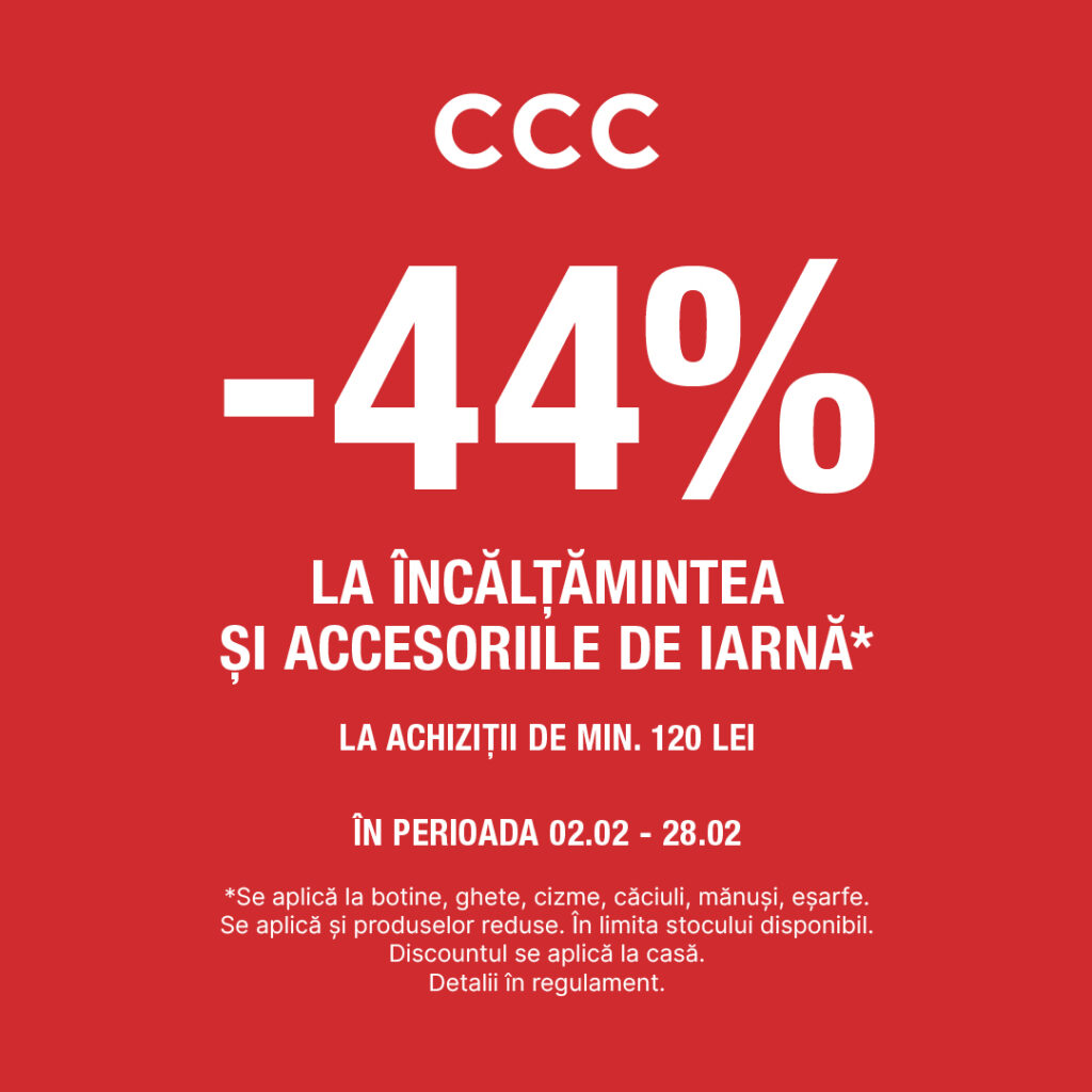 Reduceri la CCC!