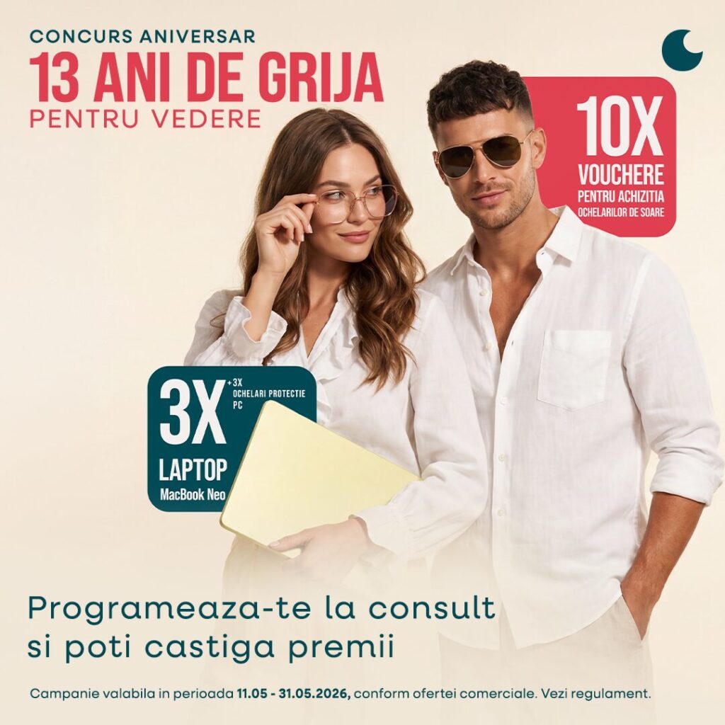 Lensa aniversează 13 ani în România!
