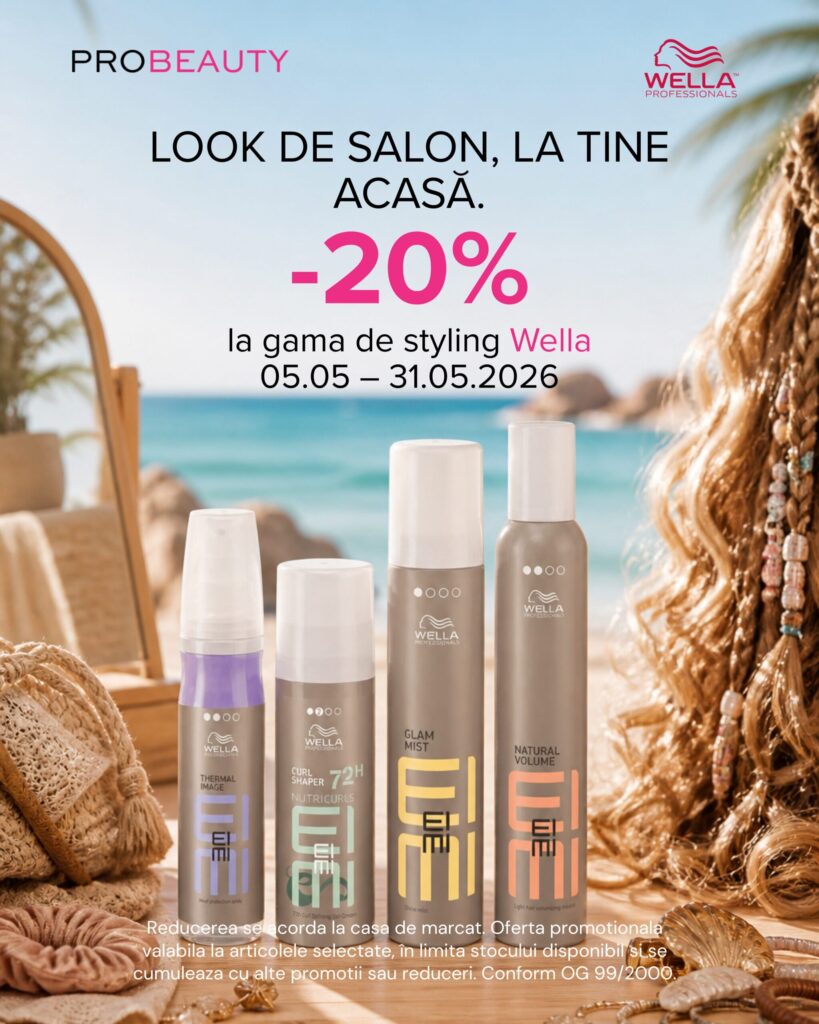 Reduceri la Wella Professional, la ProBeauty!