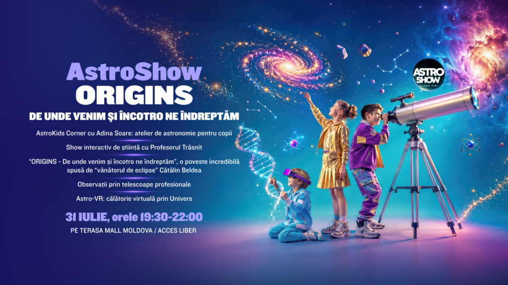 AstroShow vine la Mall Moldova! – 31 iulie 2026