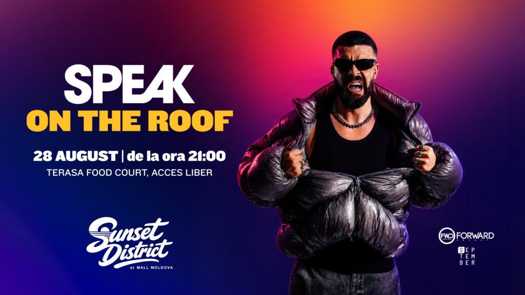 Speak vine la Mall Moldova! – 28 august 2026