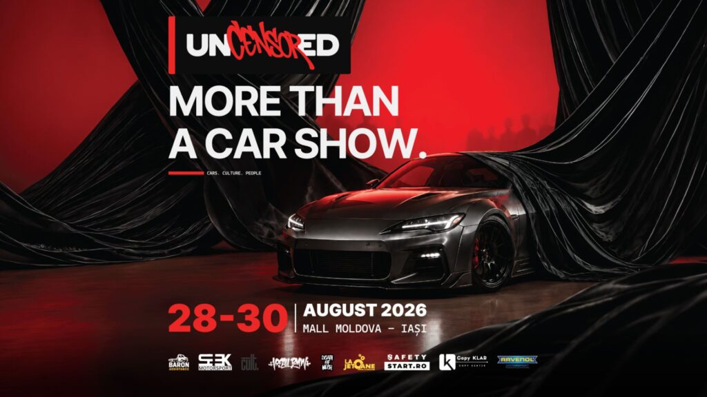UNCENSORED vine la Mall Moldova! – 28 – 30 august 2026