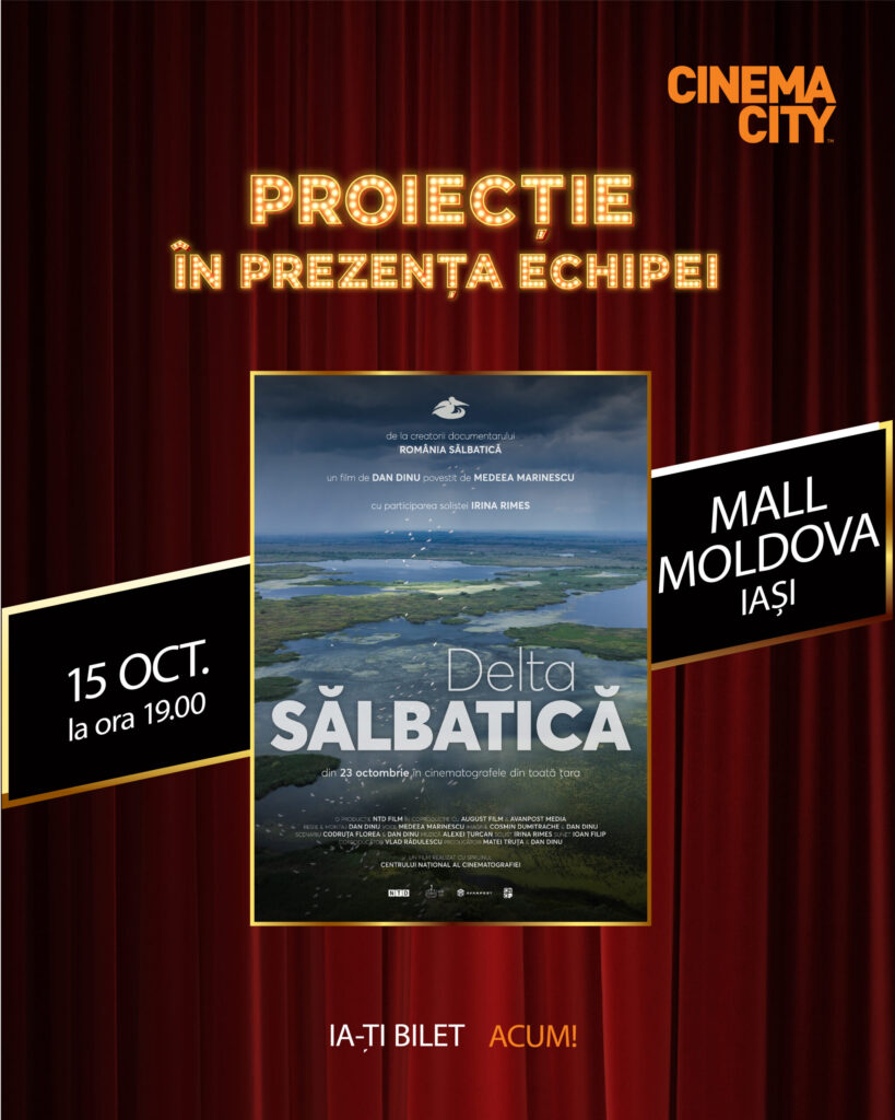 Delta Sălbatică, proiecție în prezența echipei!