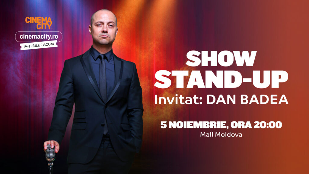Stand Up Comedy cu Dan Badea, la Mall Moldova! – 5 noiembrie 2026
