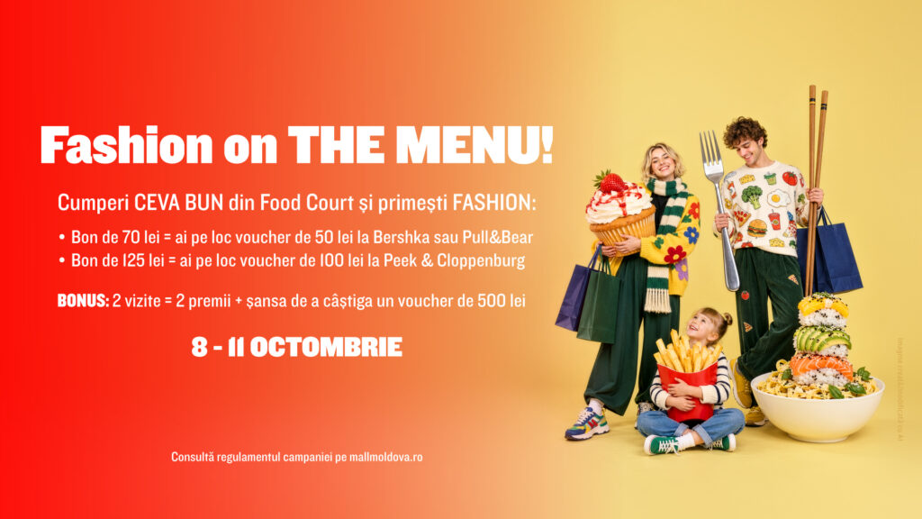 Câștigătorii campaniei „Fashion on THE MENU”!