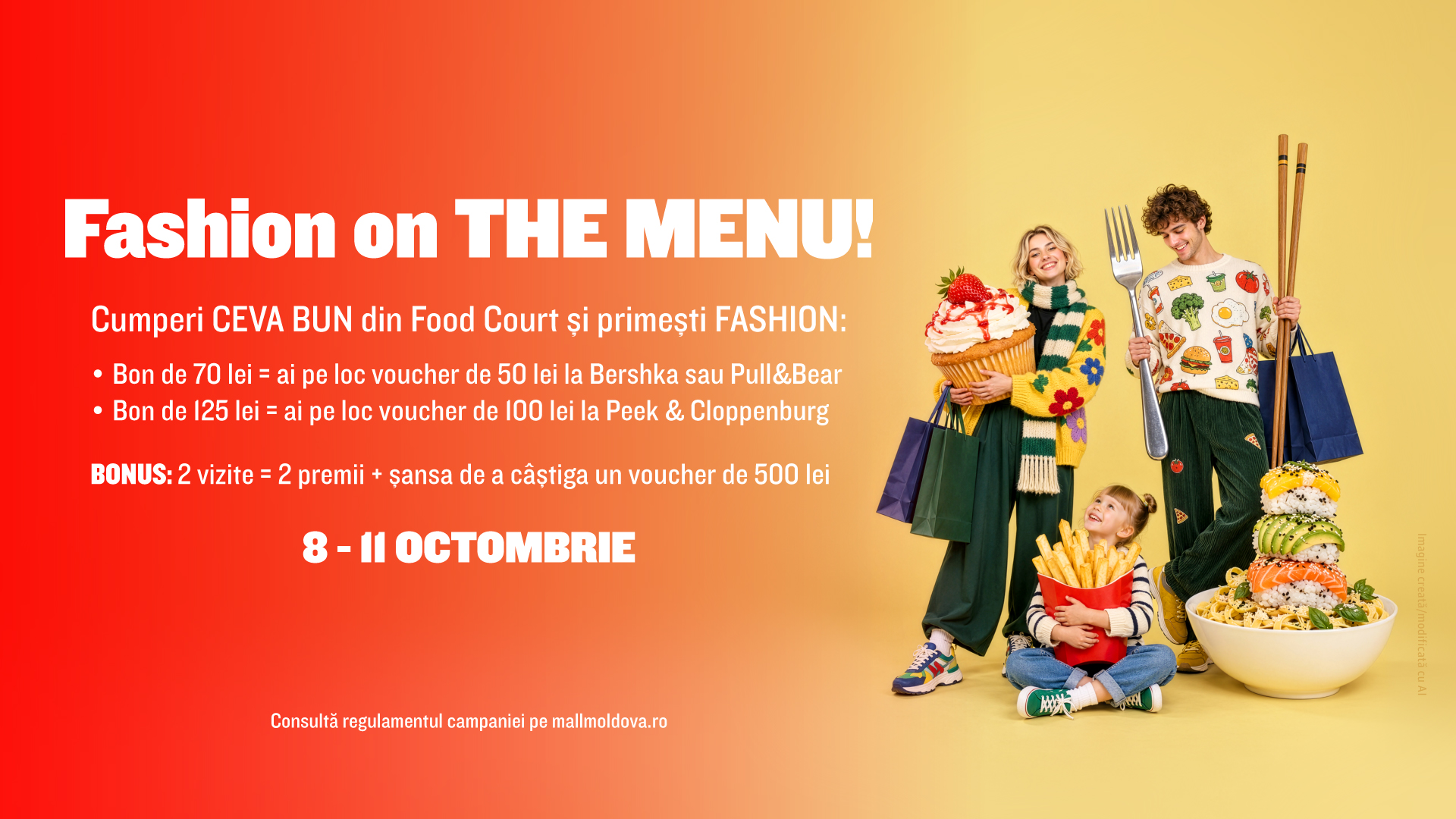 Câștigătorii campaniei „Fashion on THE MENU”!