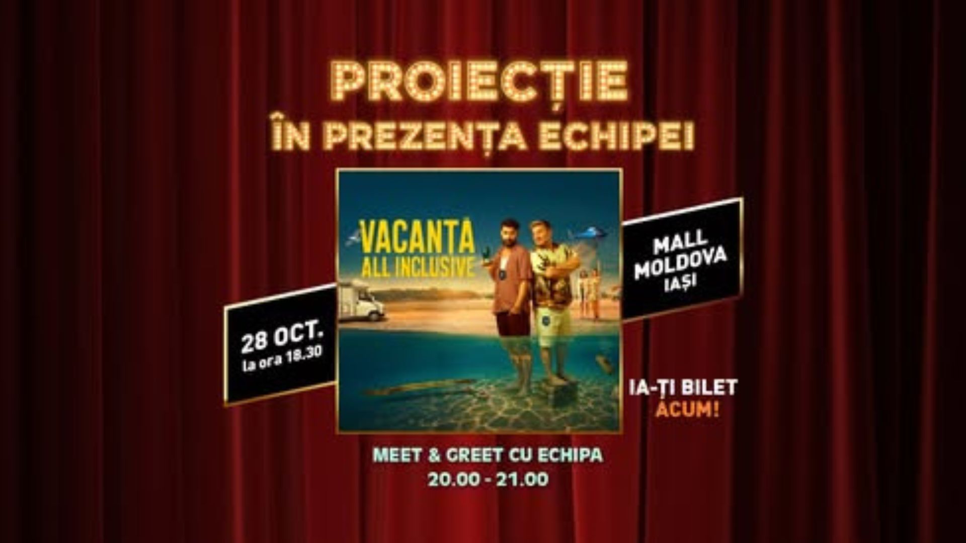 Proiecție specială „Vacanță All Inclusive”, la Cinema City! – 28 octombrie 2026