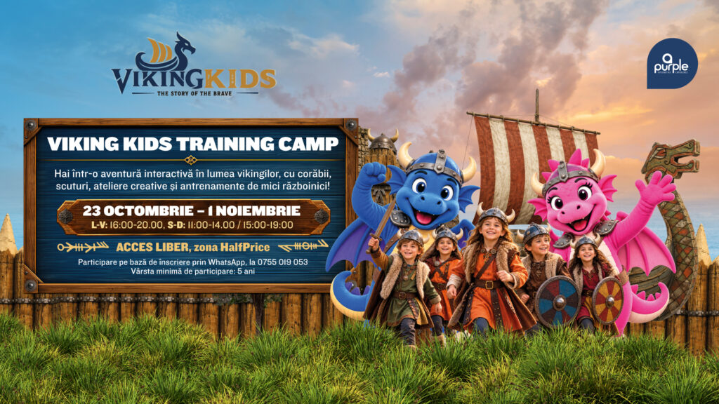 Viking Kids Training Camp, la Mall Moldova! – 23 octombrie – 1 noiembrie 2026
